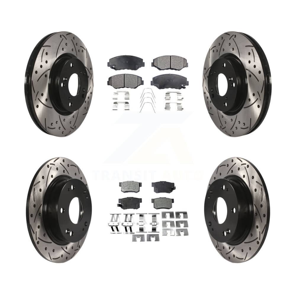 Transit Auto - KDF-100282 - Front and Rear Disc Brake Kits