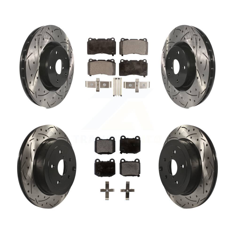Transit Auto - KDF-100283 - Front and Rear Disc Brake Kits