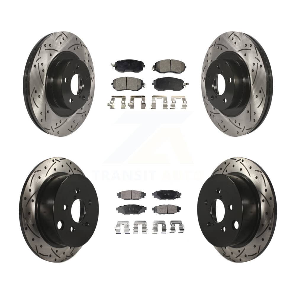 Transit Auto - KDF-100287 - Front and Rear Disc Brake Kits