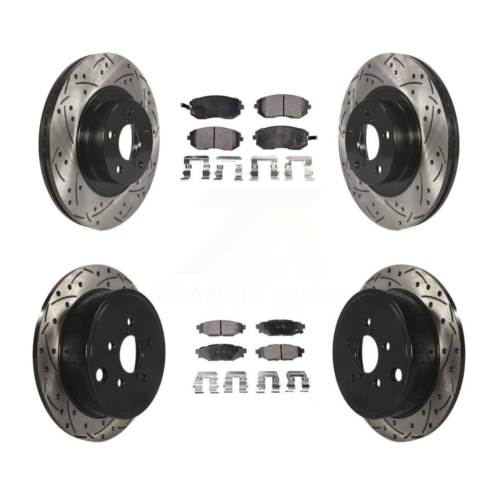 Transit Auto - KDF-100288 - Front and Rear Disc Brake Kits