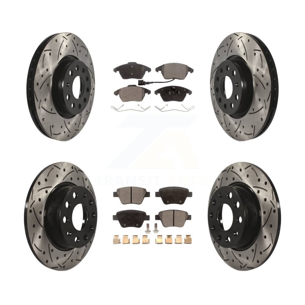 Transit Auto - KDF-100293 - Front and Rear Disc Brake Kits