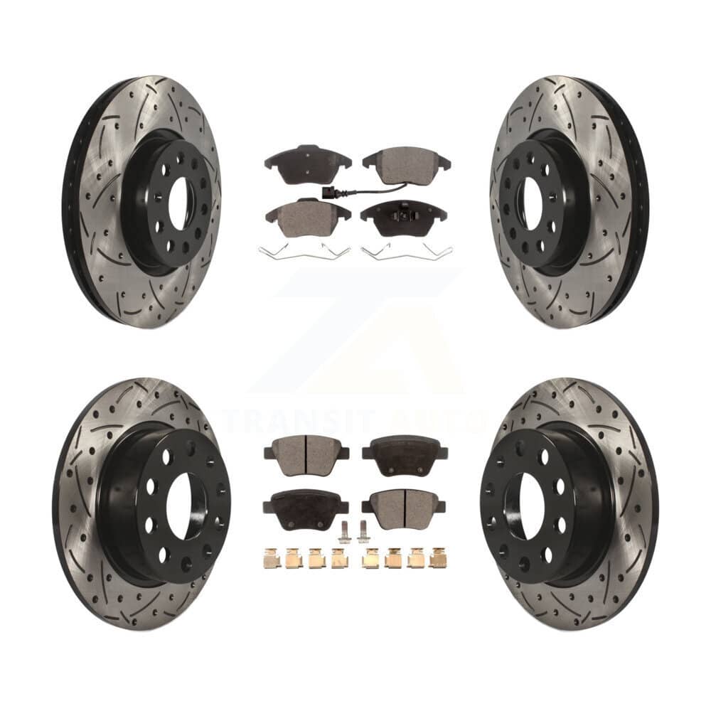 Transit Auto - KDF-100294 - Front and Rear Disc Brake Kits
