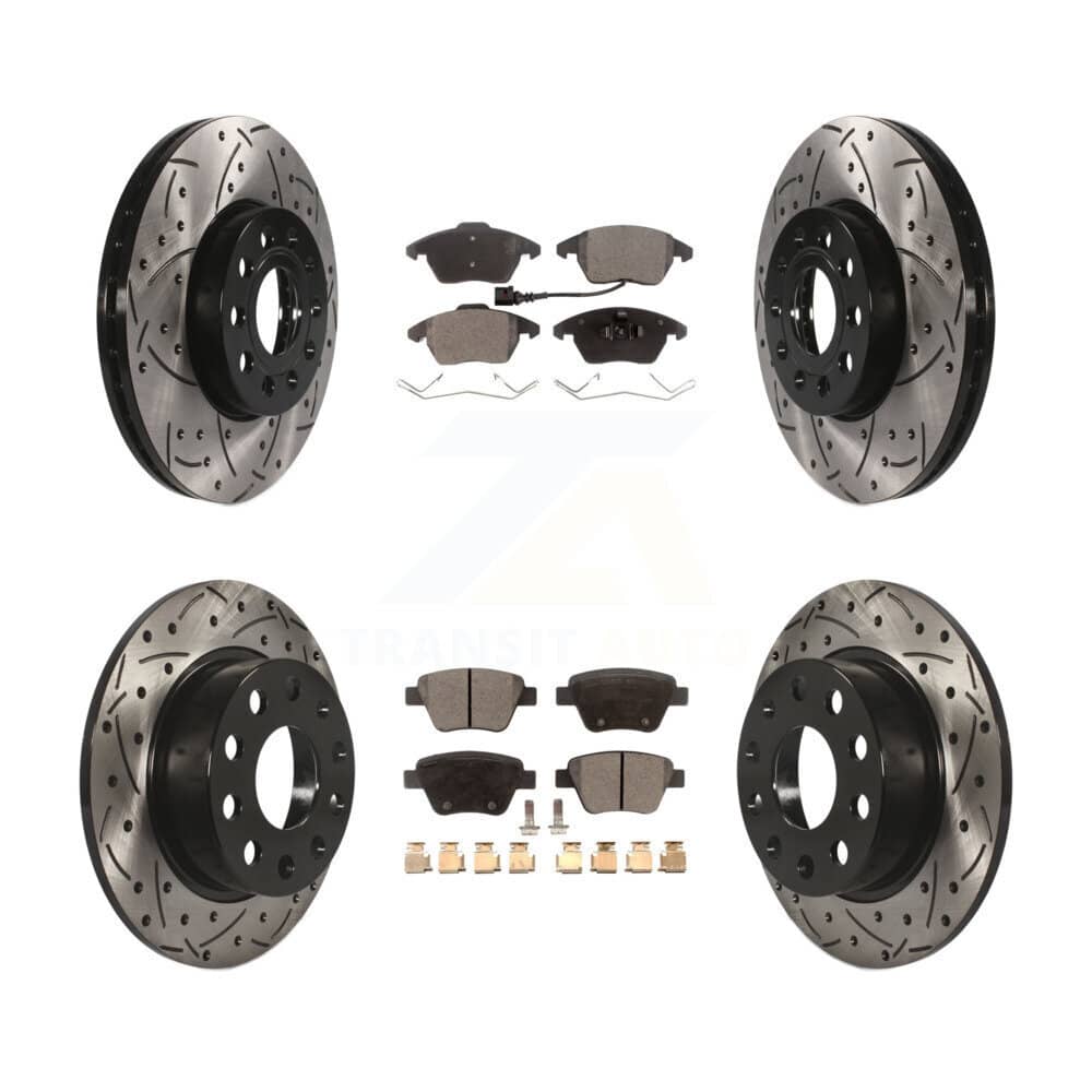 Transit Auto - KDF-100300 - Front and Rear Disc Brake Kits