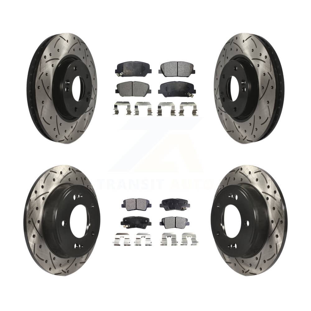 Transit Auto - KDF-100302 - Front and Rear Disc Brake Kits