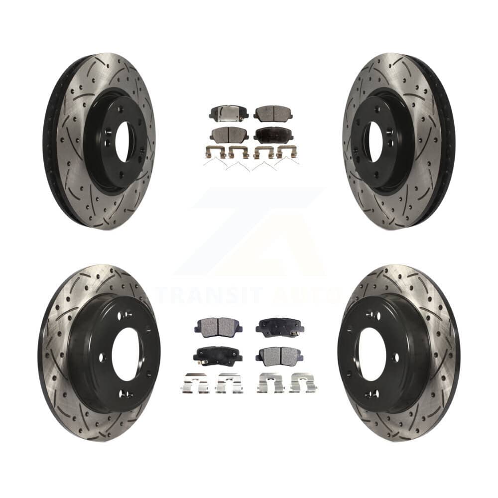 Transit Auto - KDF-100305 - Front and Rear Disc Brake Kits