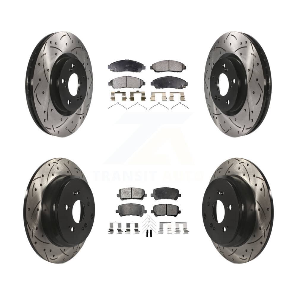 Transit Auto - KDF-100322 - Front and Rear Disc Brake Kits