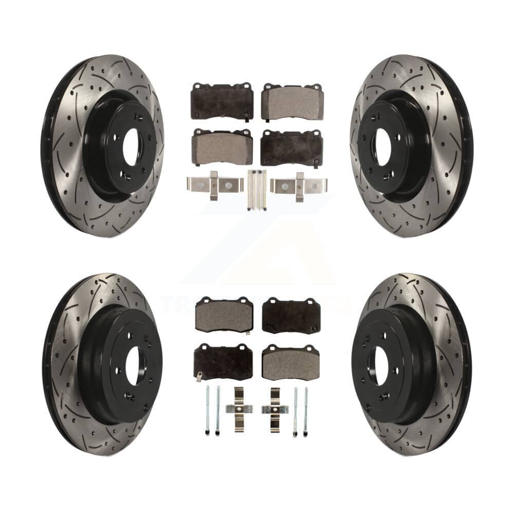 Transit Auto - KDF-100351 - Front and Rear Disc Brake Kits