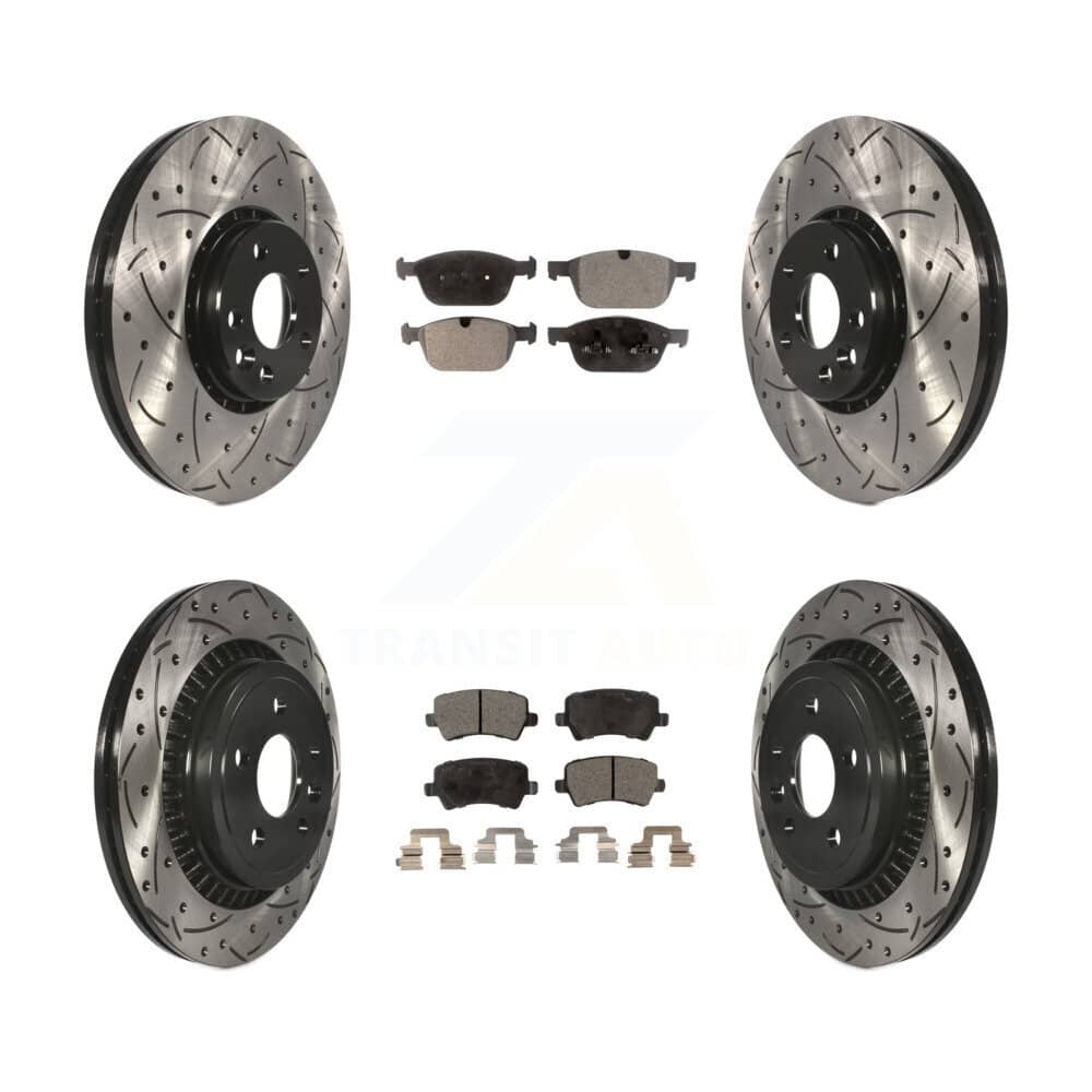 Transit Auto - KDF-100353 - Front and Rear Disc Brake Kits