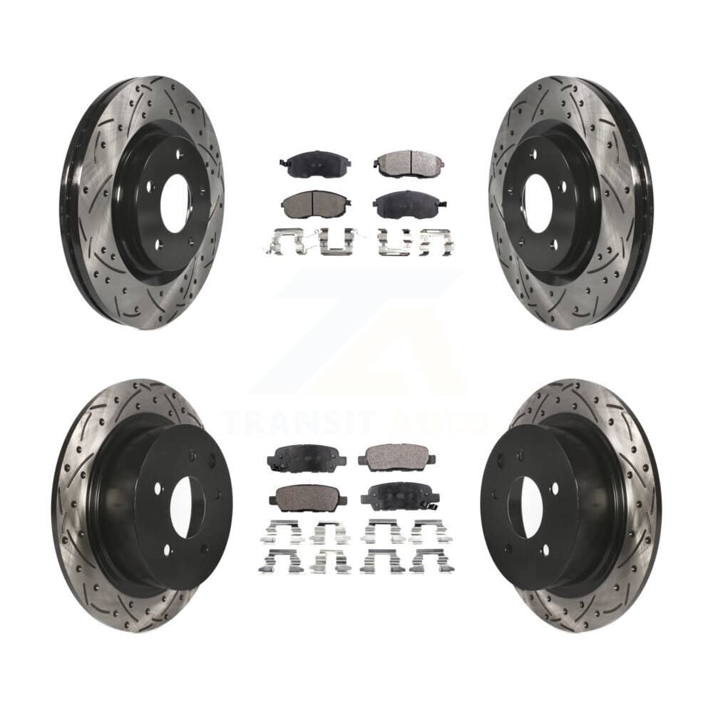 Transit Auto - KDF-100360 - Front and Rear Disc Brake Kits