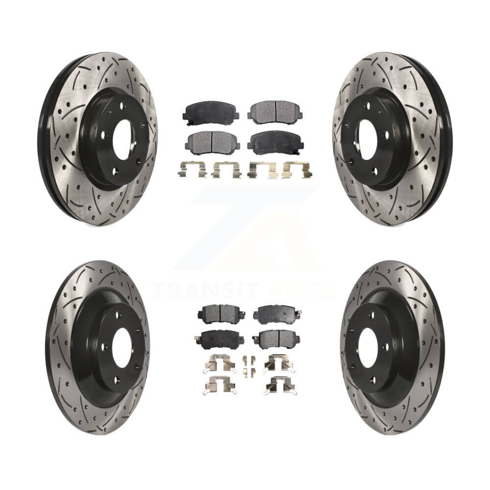Transit Auto - KDF-100377 - Front and Rear Disc Brake Kits