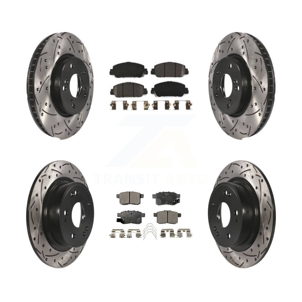Transit Auto - KDF-100381 - Front and Rear Disc Brake Kits