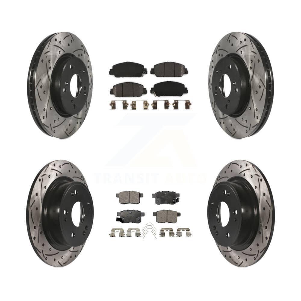 Transit Auto - KDF-100384 - Front and Rear Disc Brake Kits