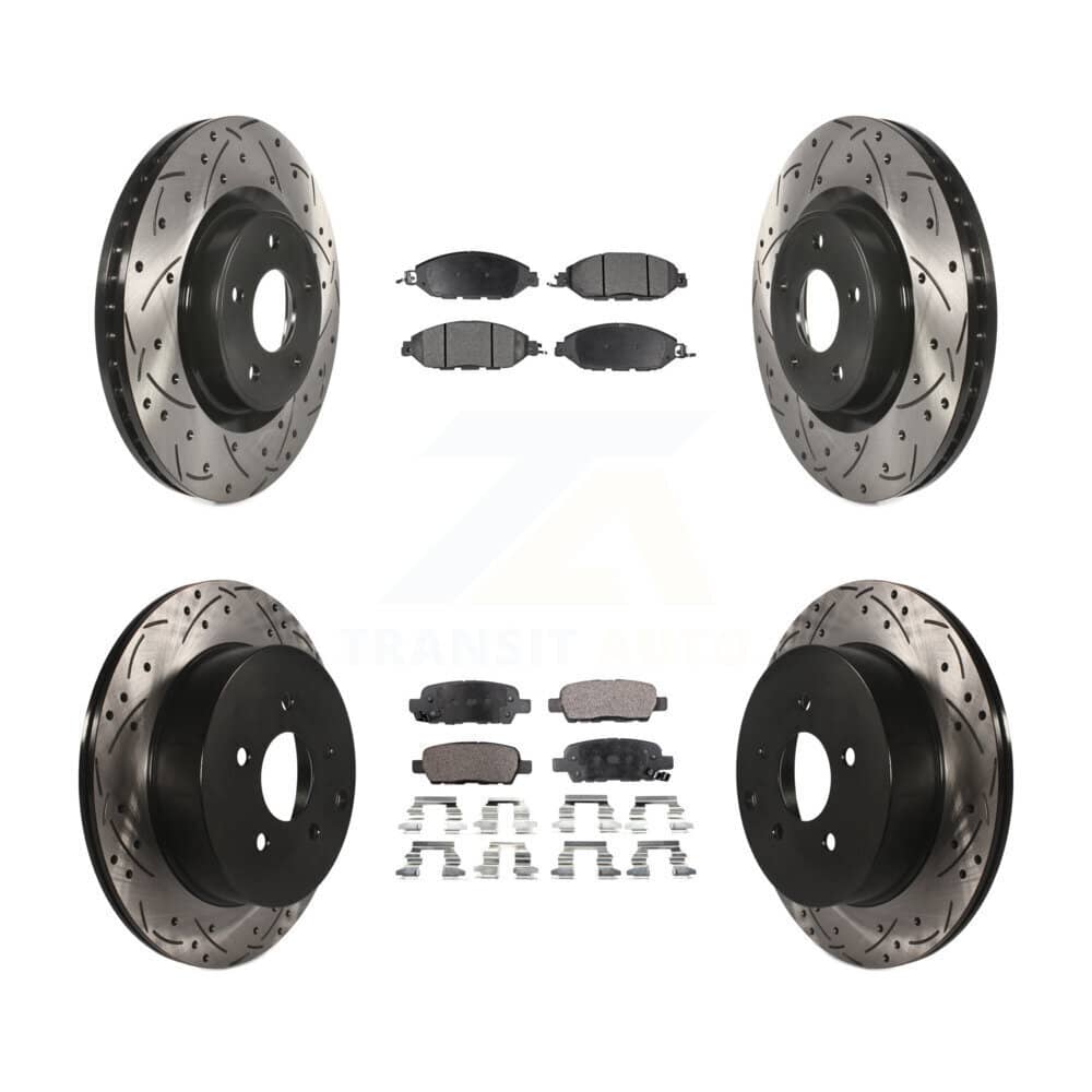 Transit Auto - KDF-100386 - Front and Rear Disc Brake Kits