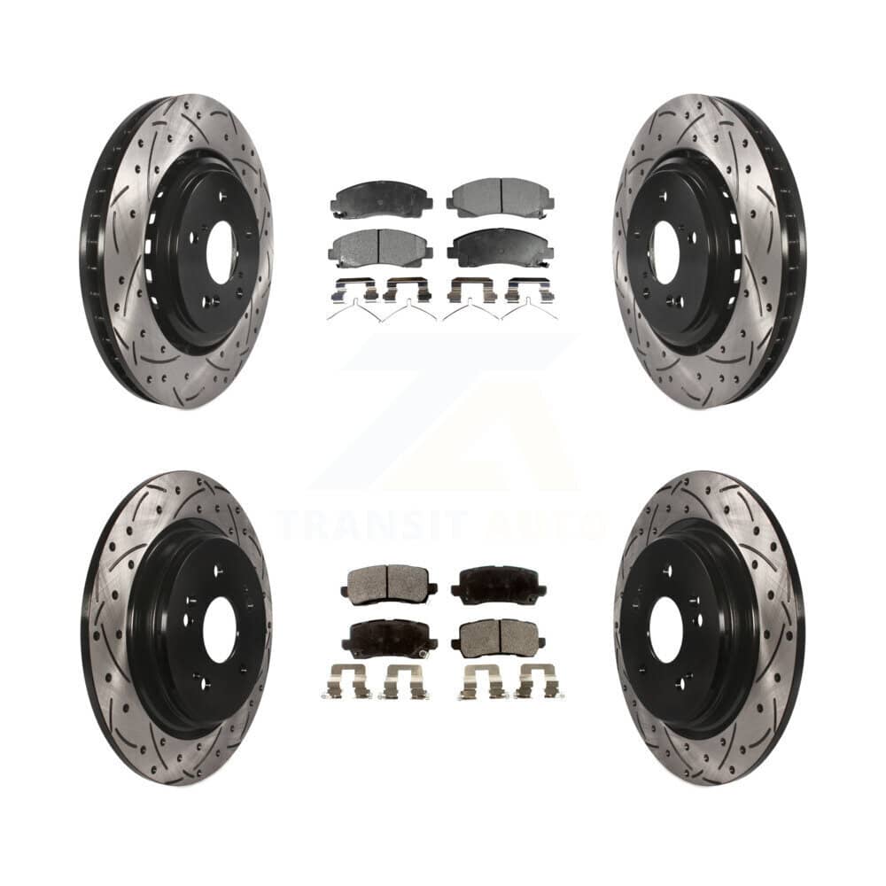 Transit Auto - KDF-100389 - Front and Rear Disc Brake Kits