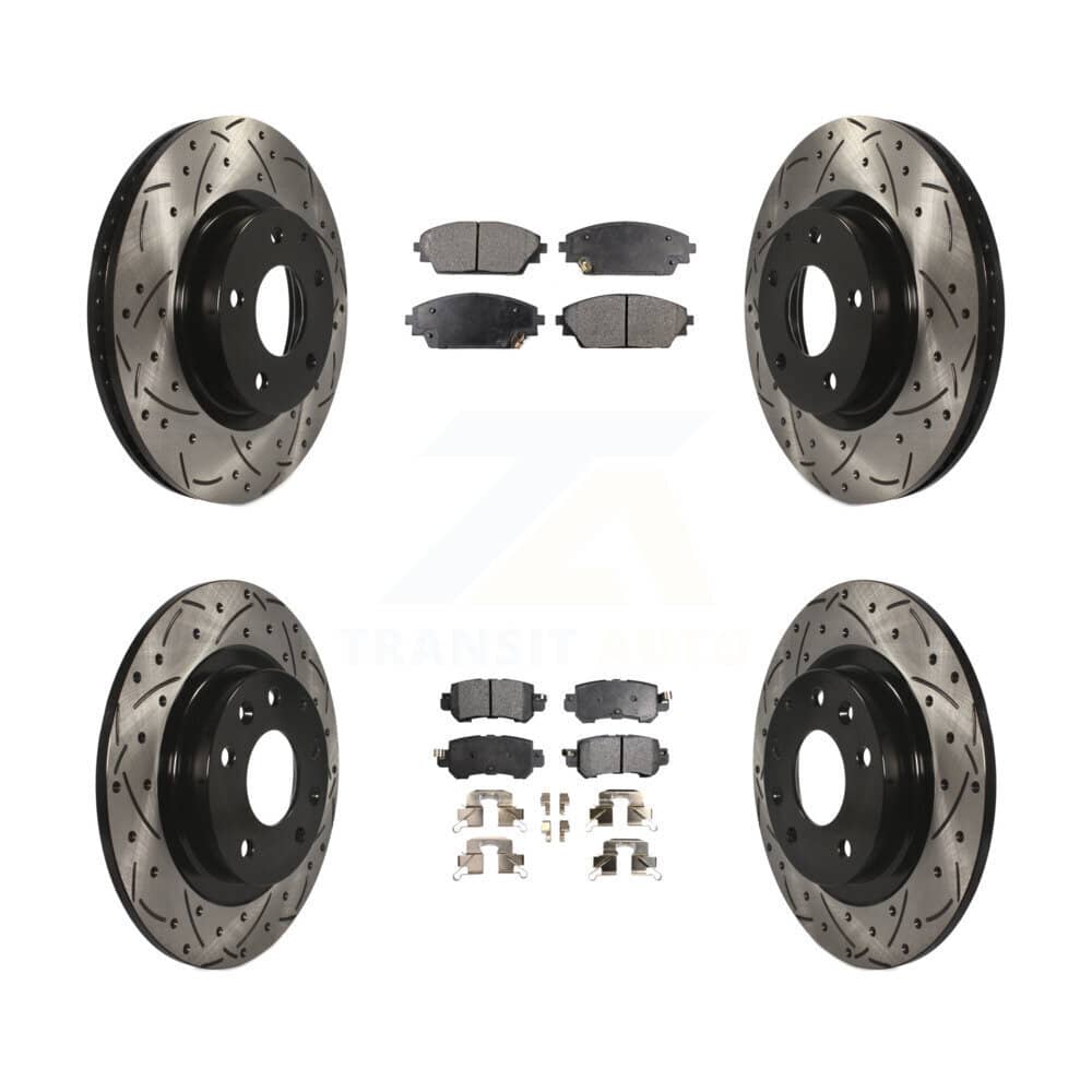 Transit Auto - KDF-100392 - Front and Rear Disc Brake Kits
