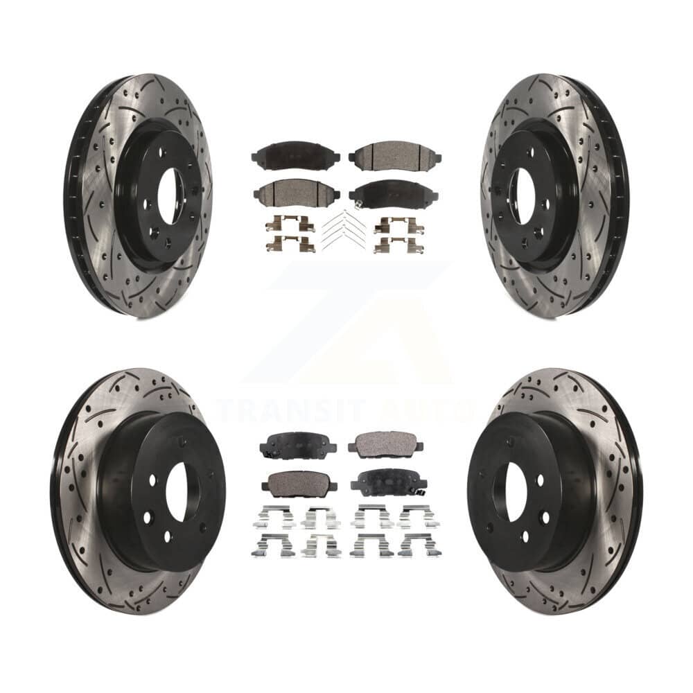 Transit Auto - KDF-100398 - Front and Rear Disc Brake Kits