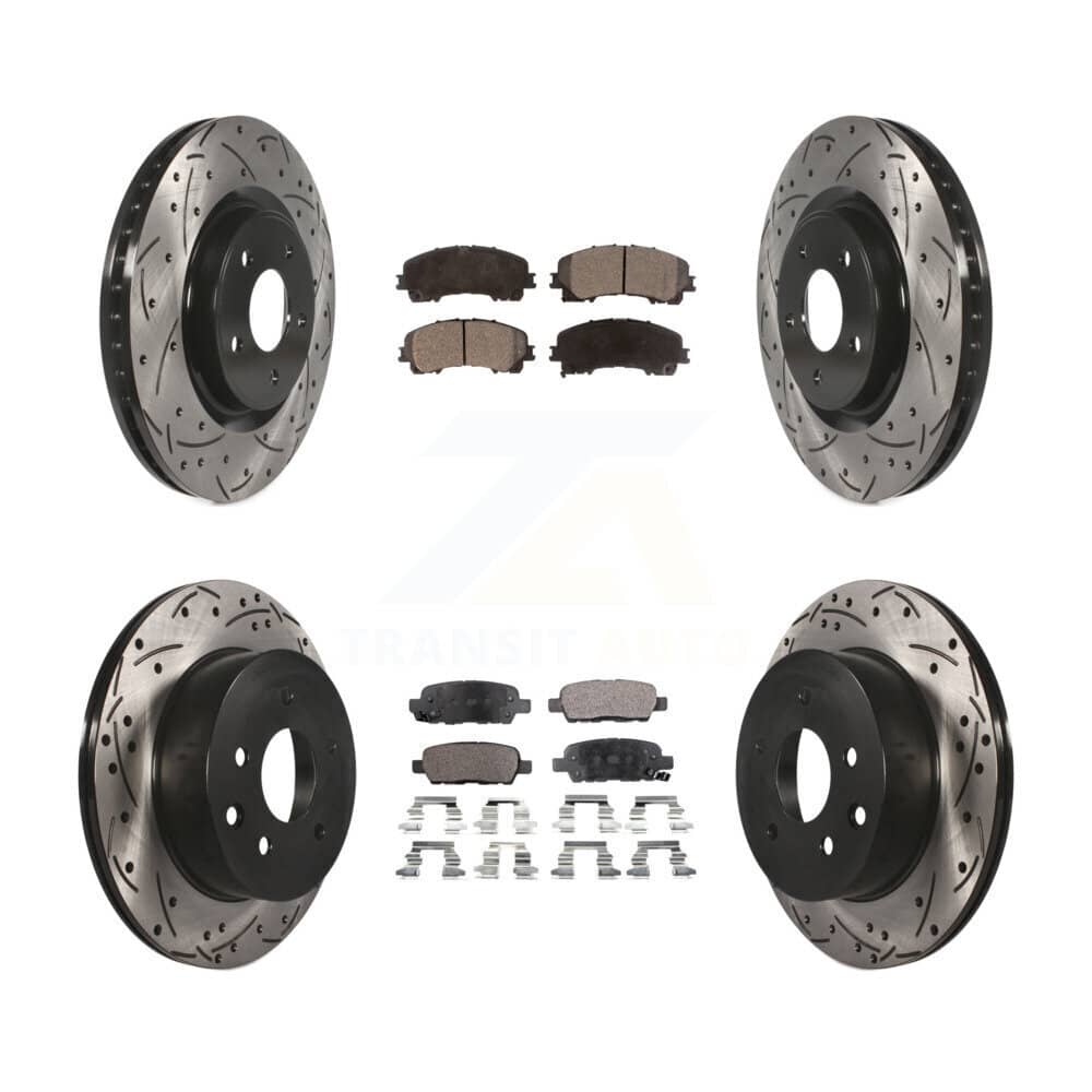 Transit Auto - KDF-100401 - Front and Rear Disc Brake Kits