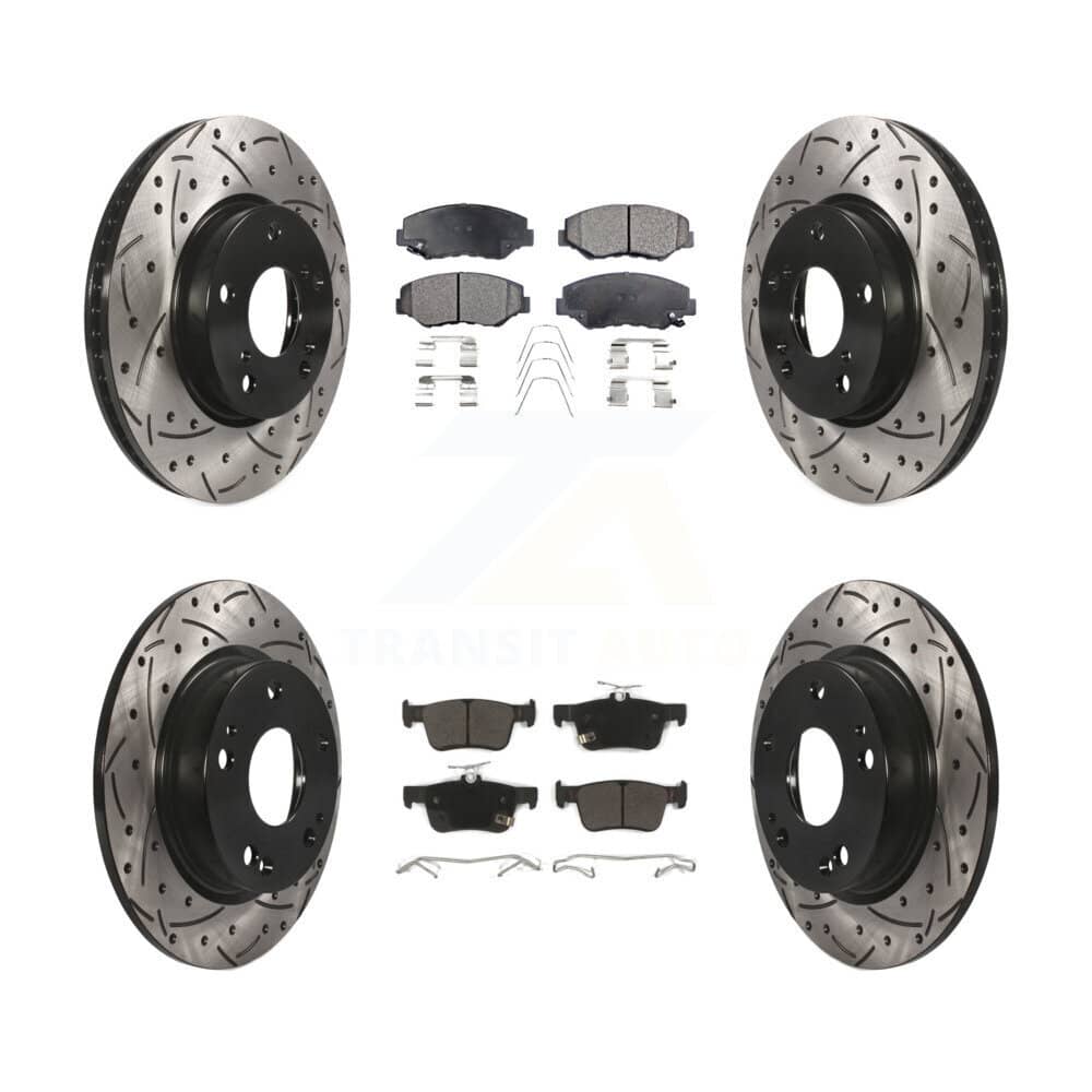 Transit Auto - KDF-100405 - Front and Rear Disc Brake Kits