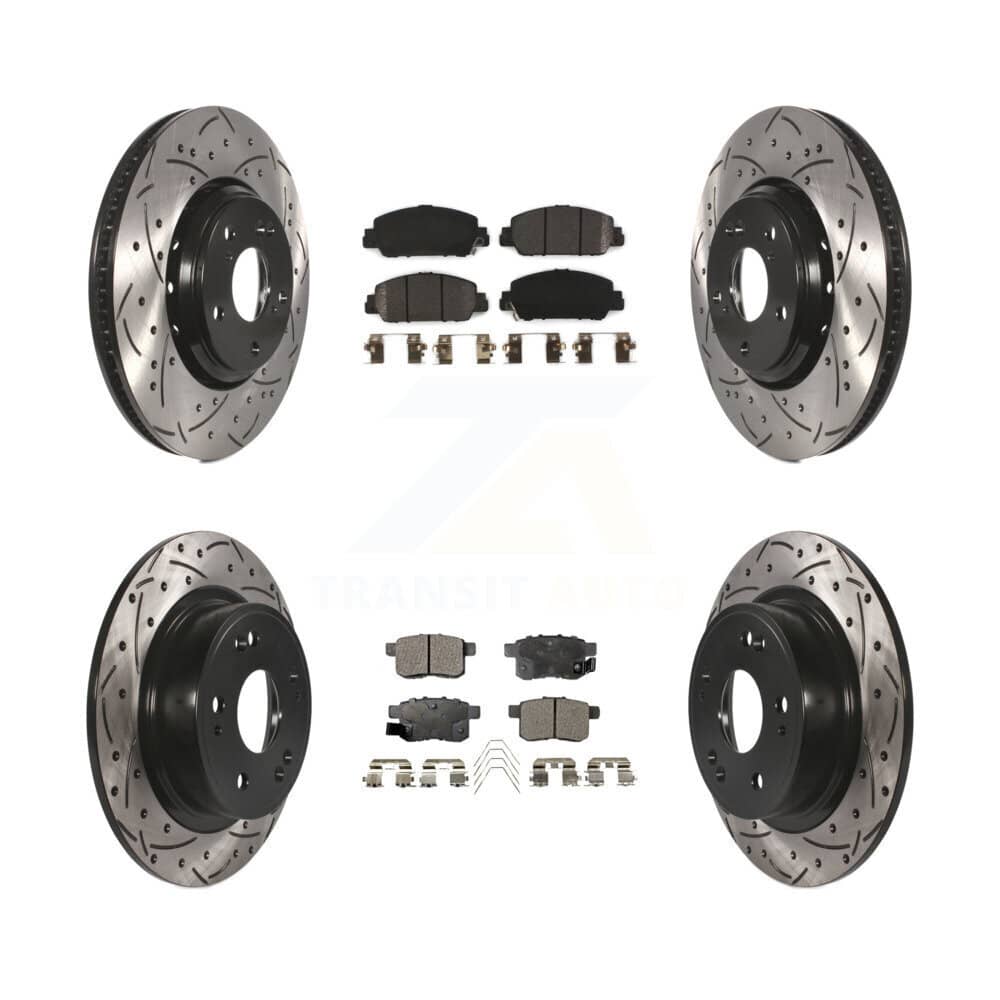 Transit Auto - KDF-100406 - Front and Rear Disc Brake Kits