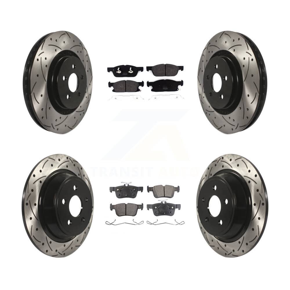 Transit Auto - KDF-100568 - Front and Rear Disc Brake Kits