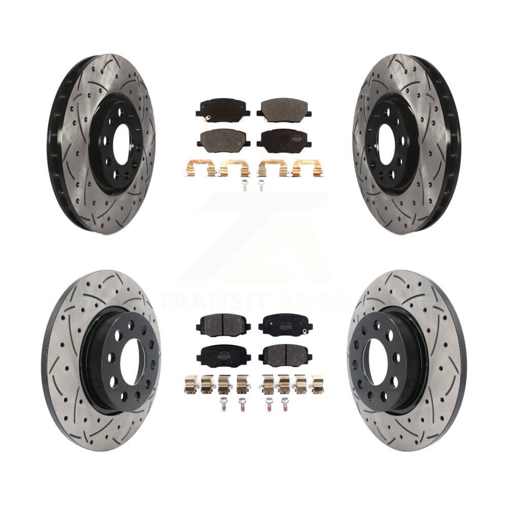Transit Auto - KDF-100569 - Front and Rear Disc Brake Kits