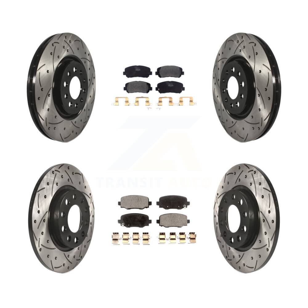 Transit Auto - KDF-100570 - Front and Rear Disc Brake Kits