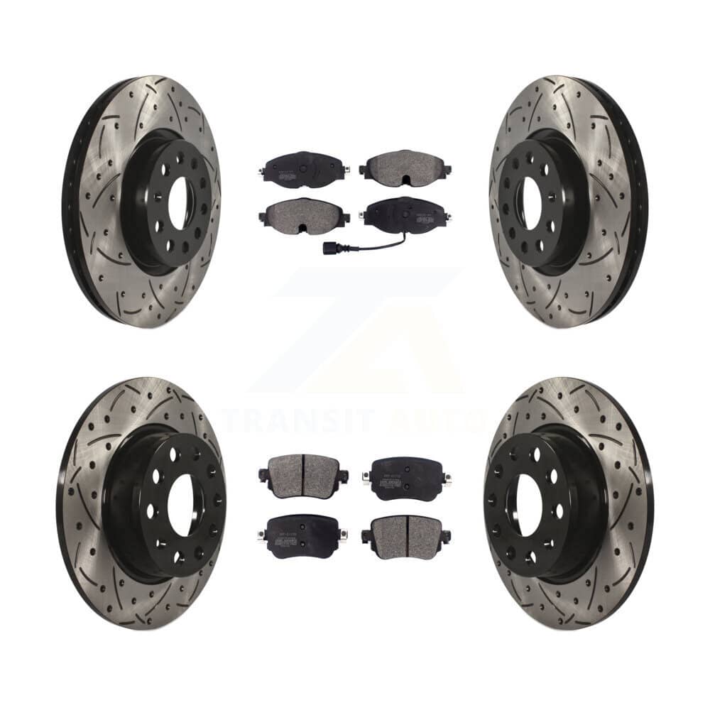 Transit Auto - KDF-100576 - Front and Rear Disc Brake Kits