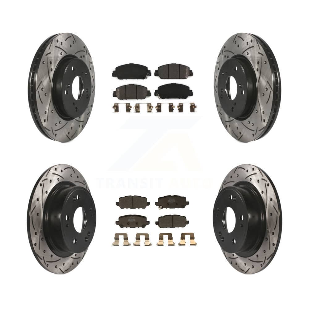 Transit Auto - KDF-100588 - Front and Rear Disc Brake Kits
