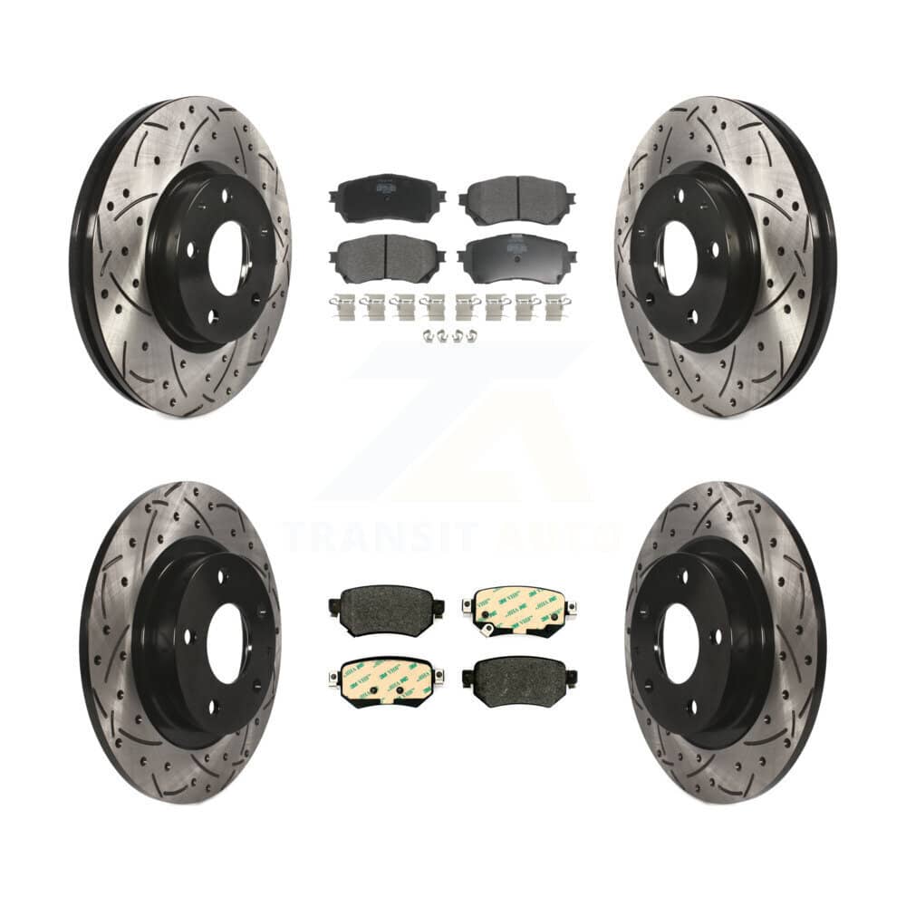 Transit Auto - KDF-100602 - Front and Rear Disc Brake Kits