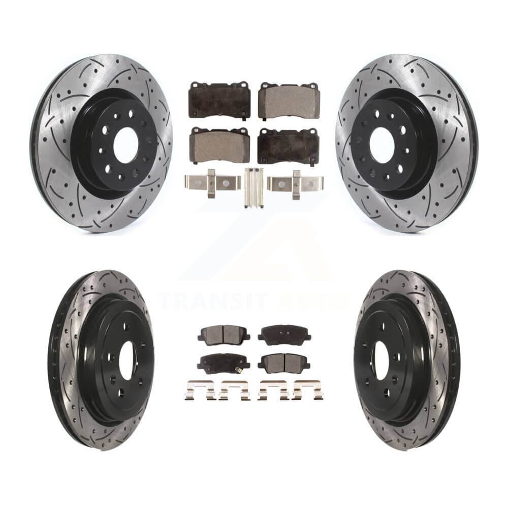 Transit Auto - KDF-100645 - Front and Rear Disc Brake Kits