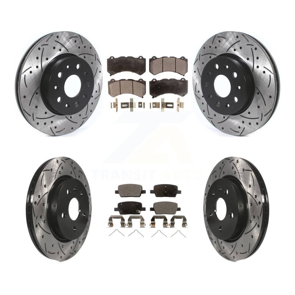 Transit Auto - KDF-100650 - Front and Rear Disc Brake Kits