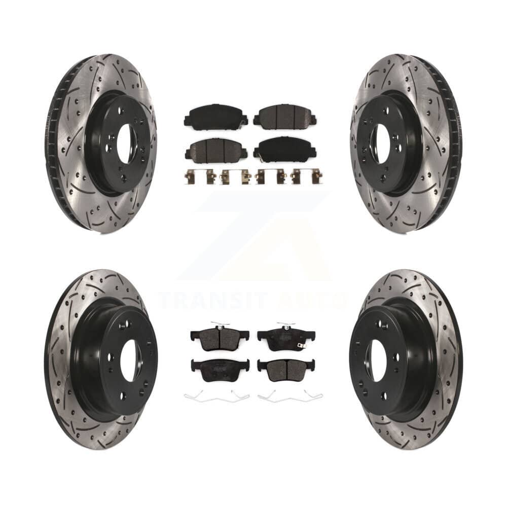 Transit Auto - KDF-100664 - Front and Rear Disc Brake Kits