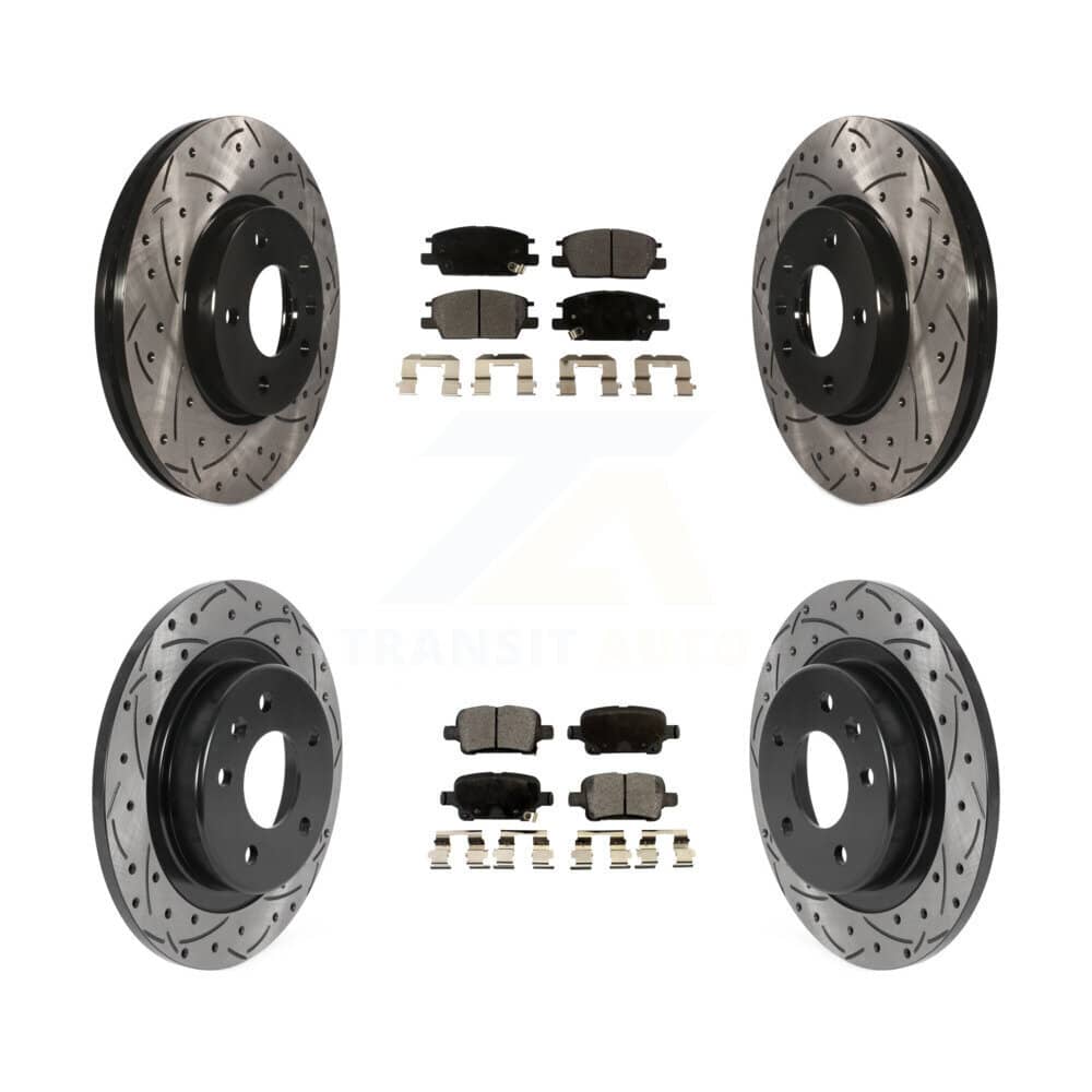 Transit Auto - KDF-100787 - Front and Rear Disc Brake Kits