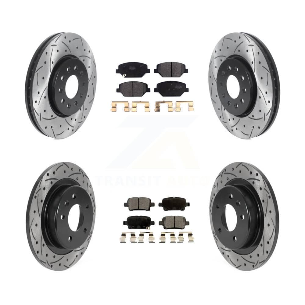 Transit Auto - KDF-100791 - Front and Rear Disc Brake Kits
