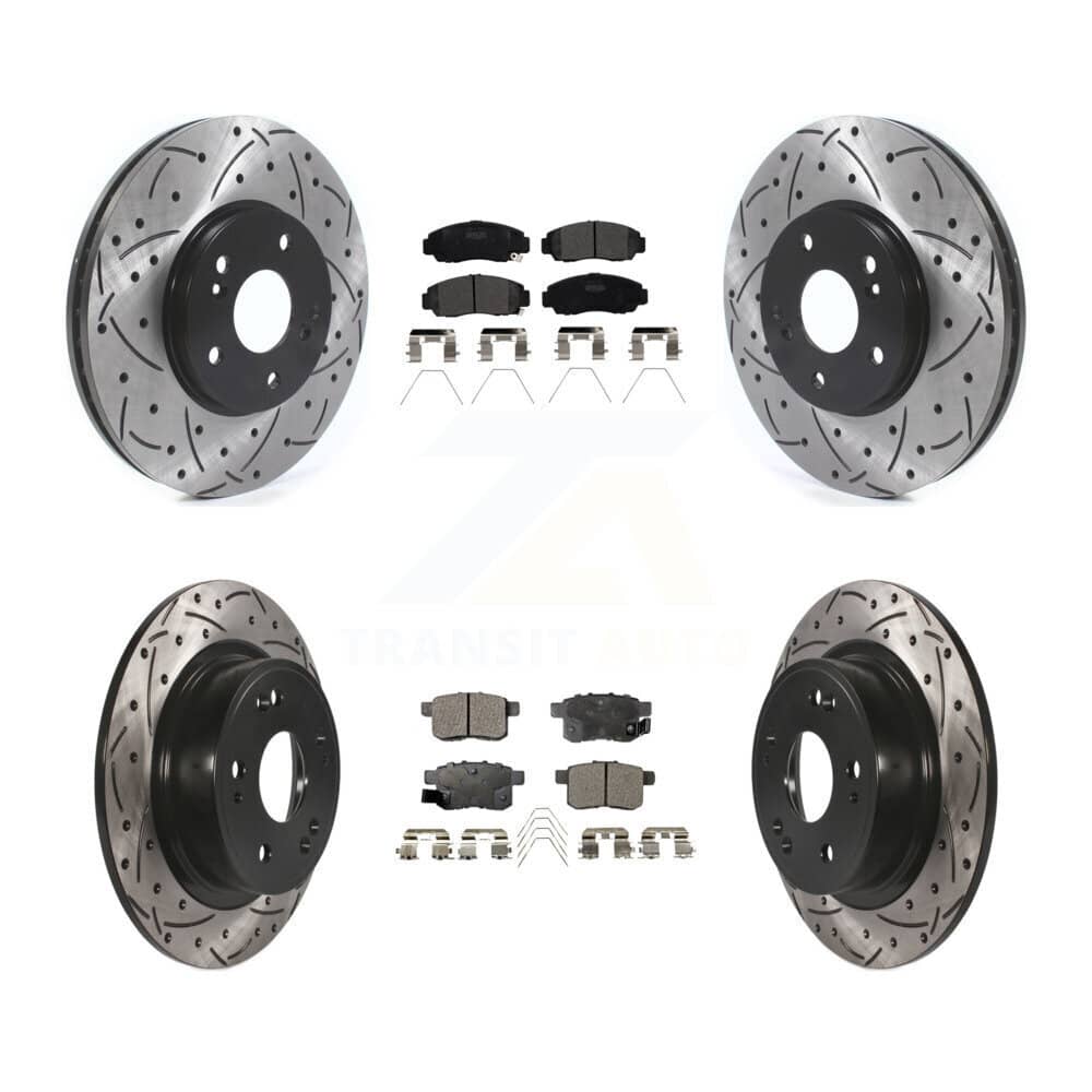 Transit Auto - KDF-100802 - Front and Rear Disc Brake Kits