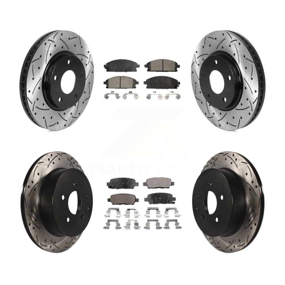 Transit Auto - KDF-100808 - Front and Rear Disc Brake Kits