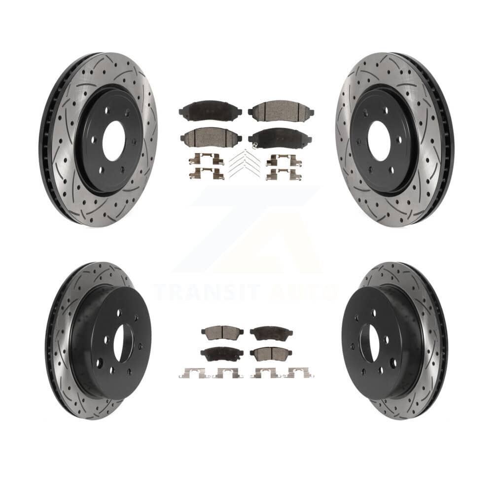 Transit Auto - KDF-100810 - Front and Rear Disc Brake Kits