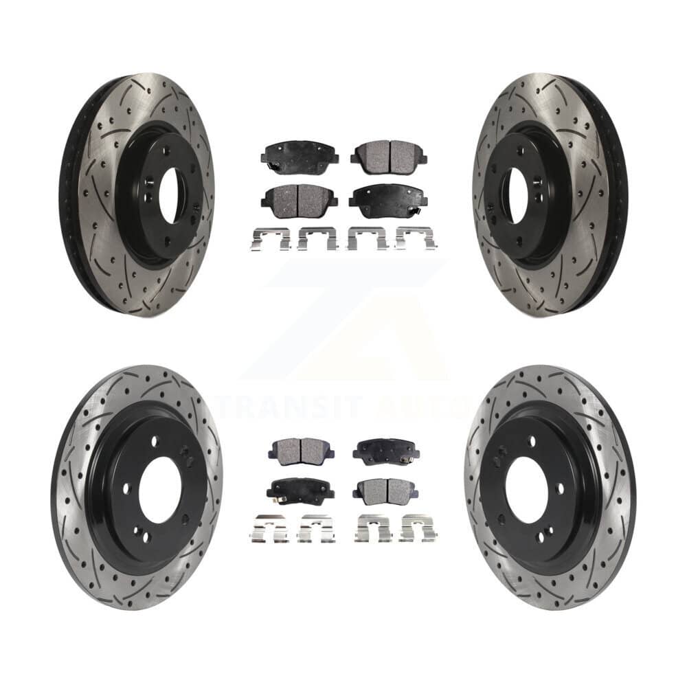 Transit Auto - KDF-100814 - Front and Rear Disc Brake Kits
