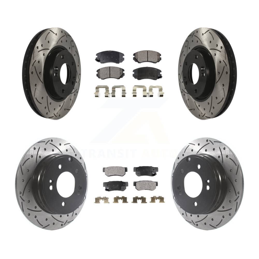 Transit Auto - KDF-100816 - Front and Rear Disc Brake Kits