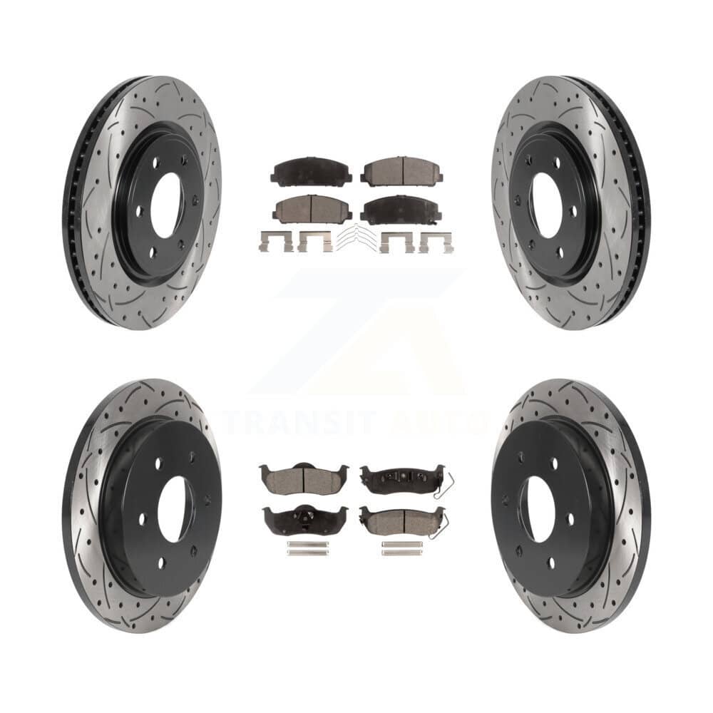 Transit Auto - KDF-100820 - Front and Rear Disc Brake Kits