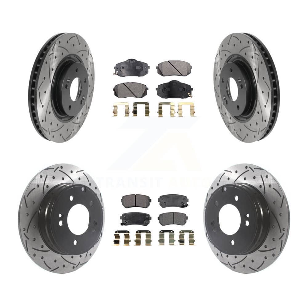 Transit Auto - KDF-100838 - Front and Rear Disc Brake Kits
