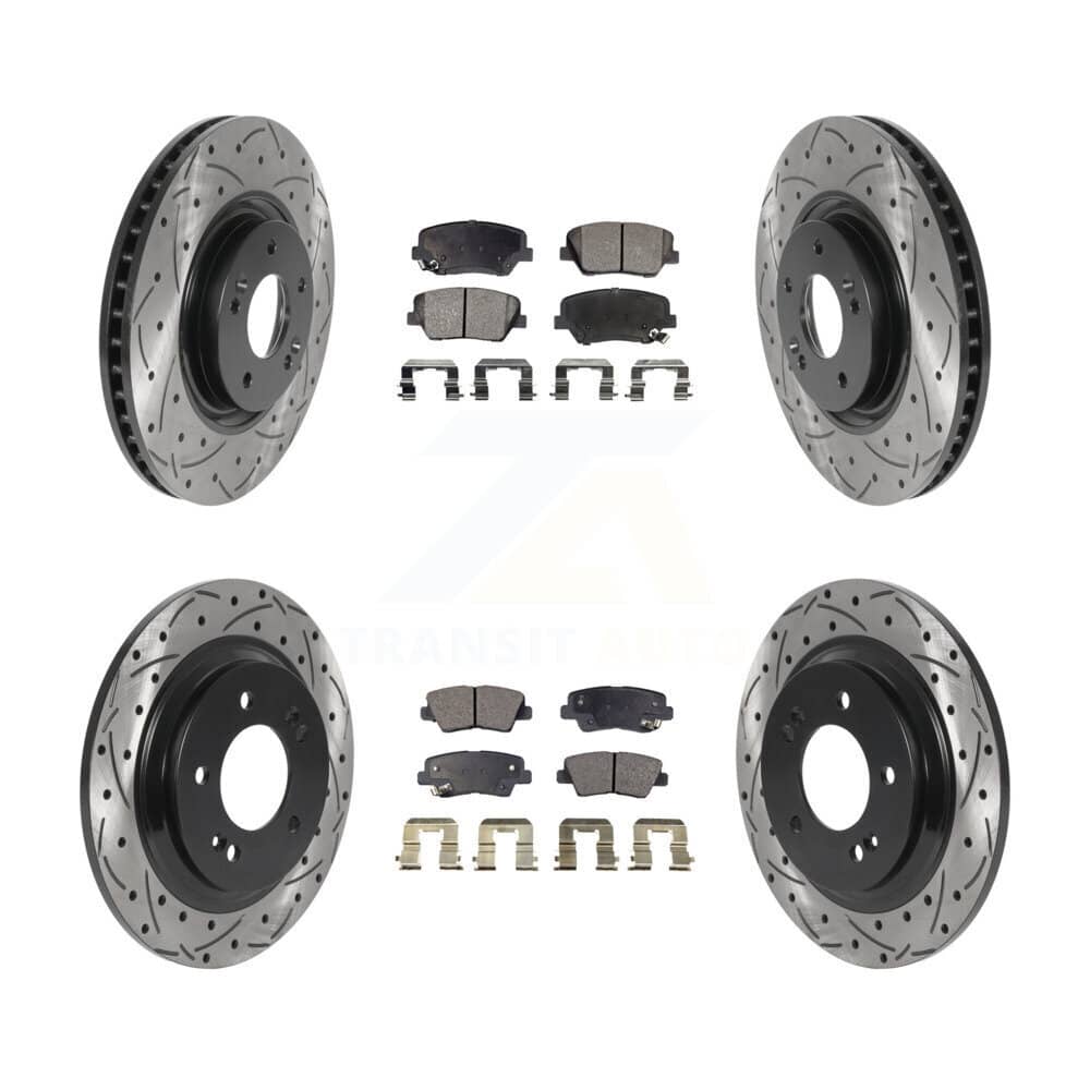 Transit Auto - KDF-100844 - Front and Rear Disc Brake Kits