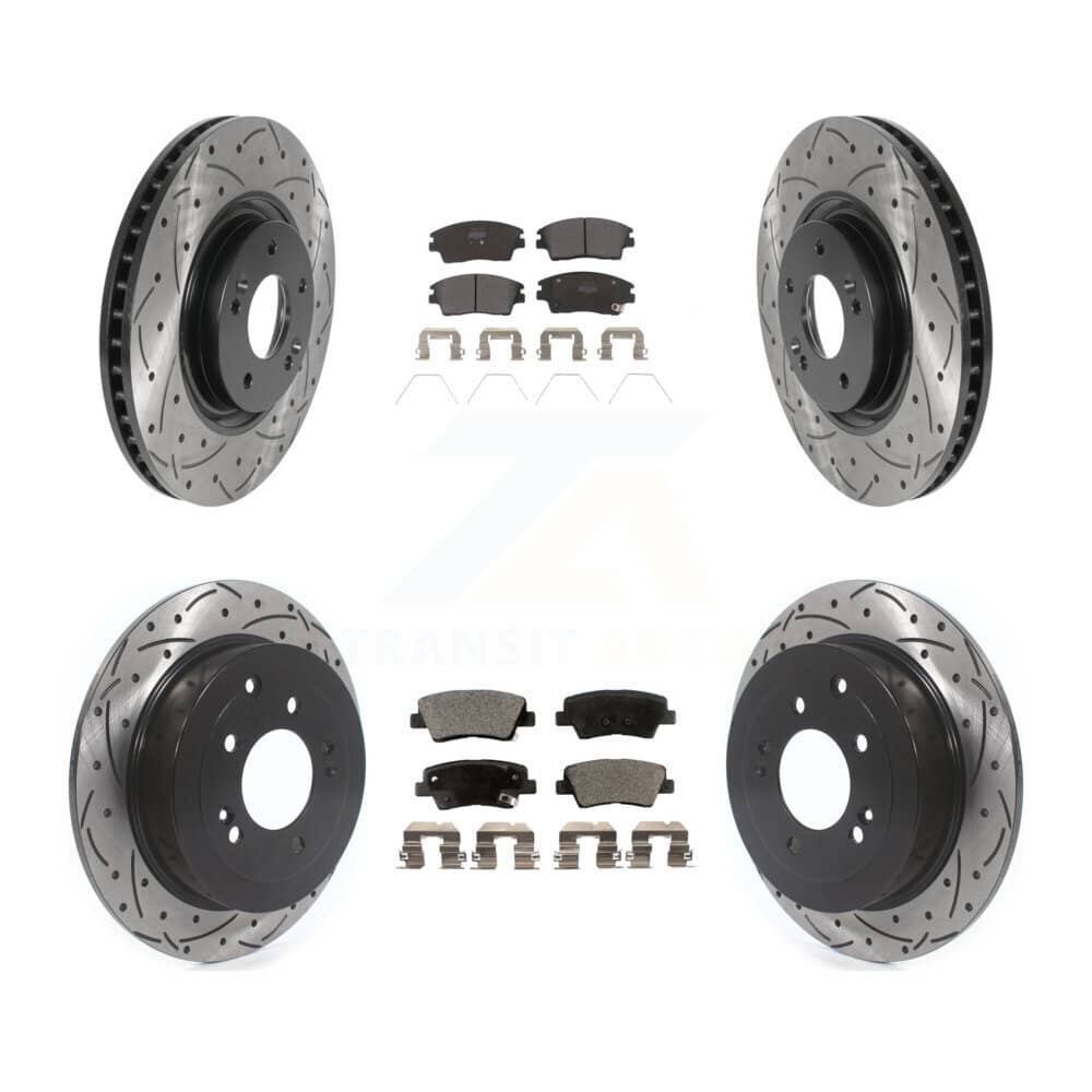 Transit Auto - KDF-100845 - Front and Rear Disc Brake Kits