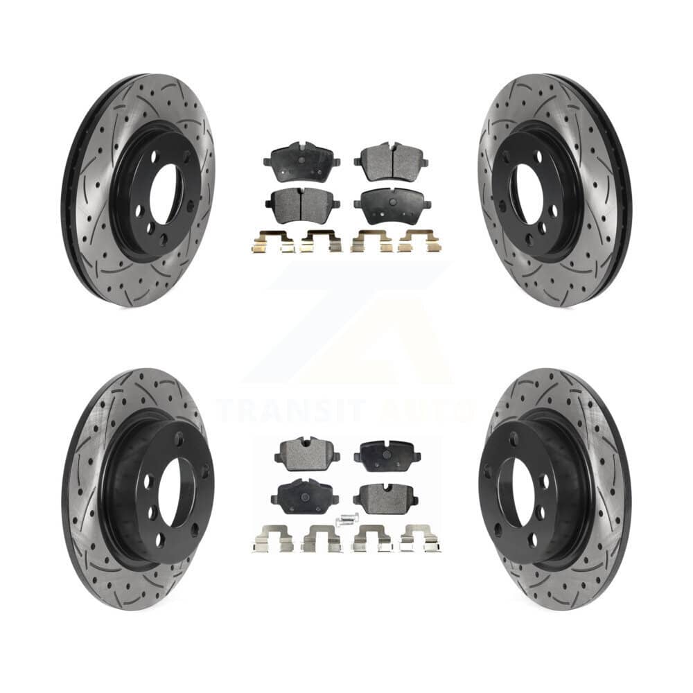 Transit Auto - KDF-100852 - Front and Rear Disc Brake Kits
