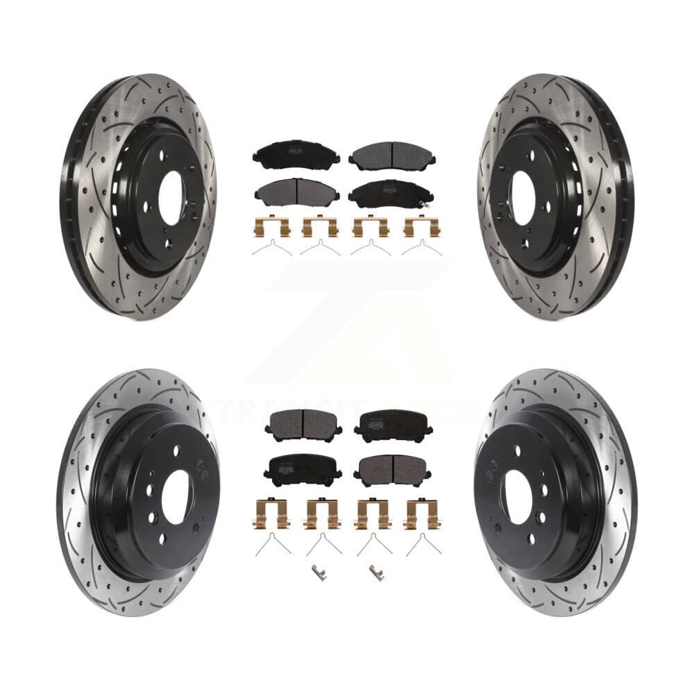 Transit Auto - KDF-100858 - Front and Rear Disc Brake Kits