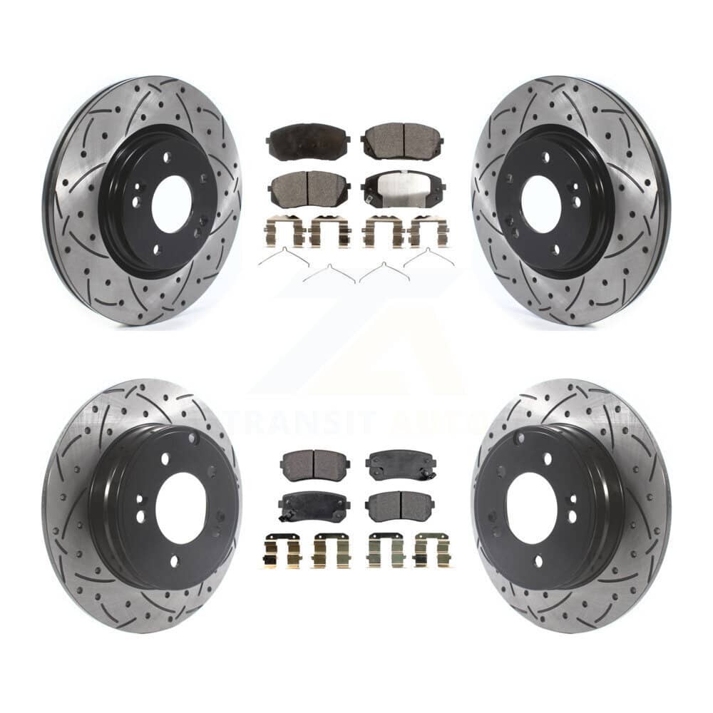 Transit Auto - KDF-100863 - Front and Rear Disc Brake Kits