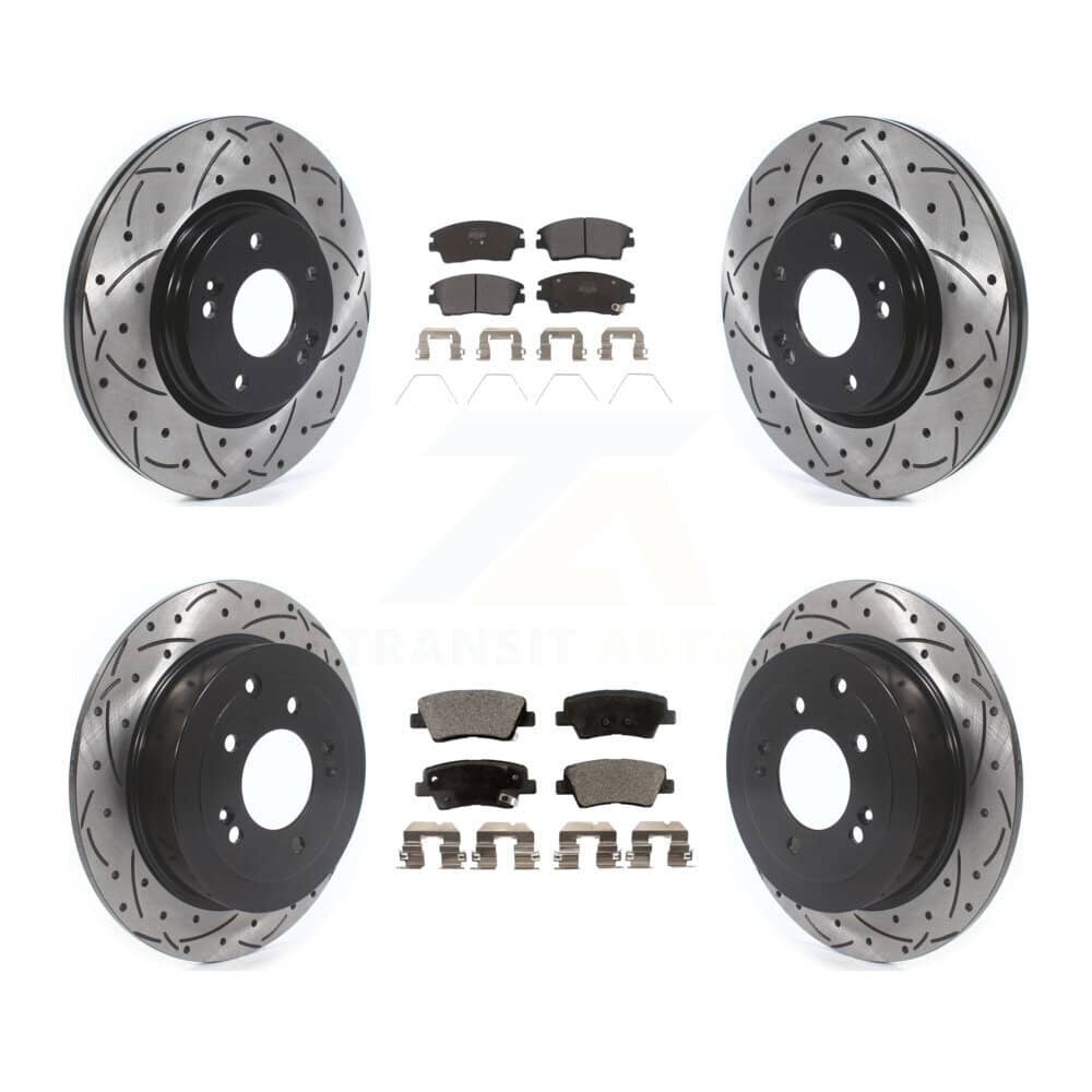 Transit Auto - KDF-100867 - Front and Rear Disc Brake Kits