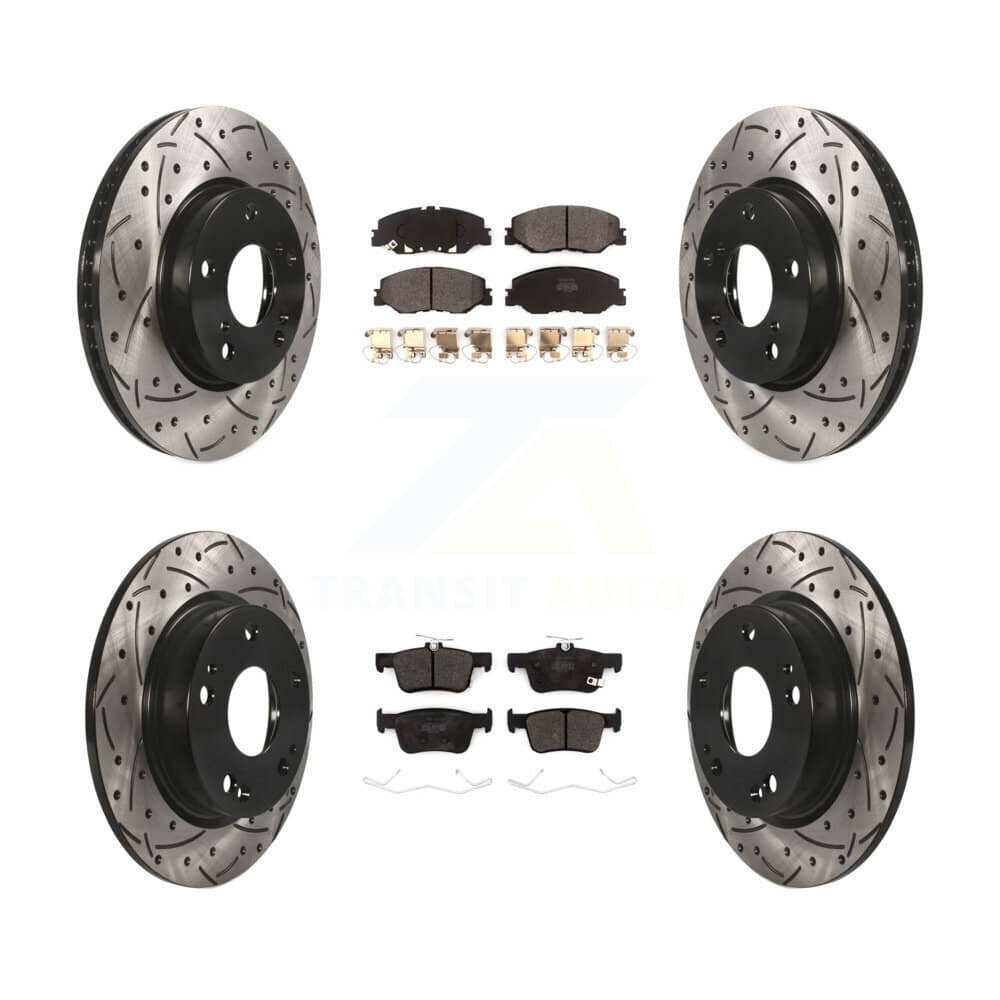 Transit Auto - KDF-100868 - Front and Rear Disc Brake Kits