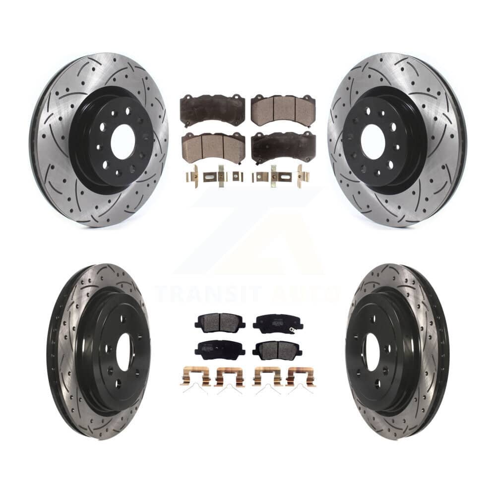 Transit Auto - KDF-100973 - Front and Rear Disc Brake Kits