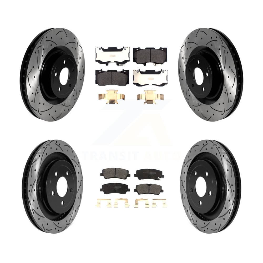 Transit Auto - KDF-101027 - Front and Rear Disc Brake Kits